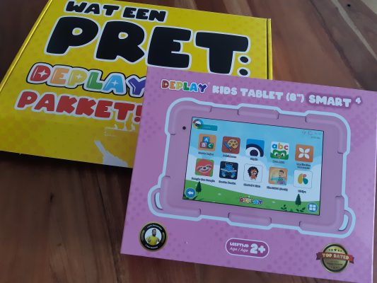 DEPLAY Kids Tablet SMART 4 nog helemaal in de verpakking bij binnenkomst