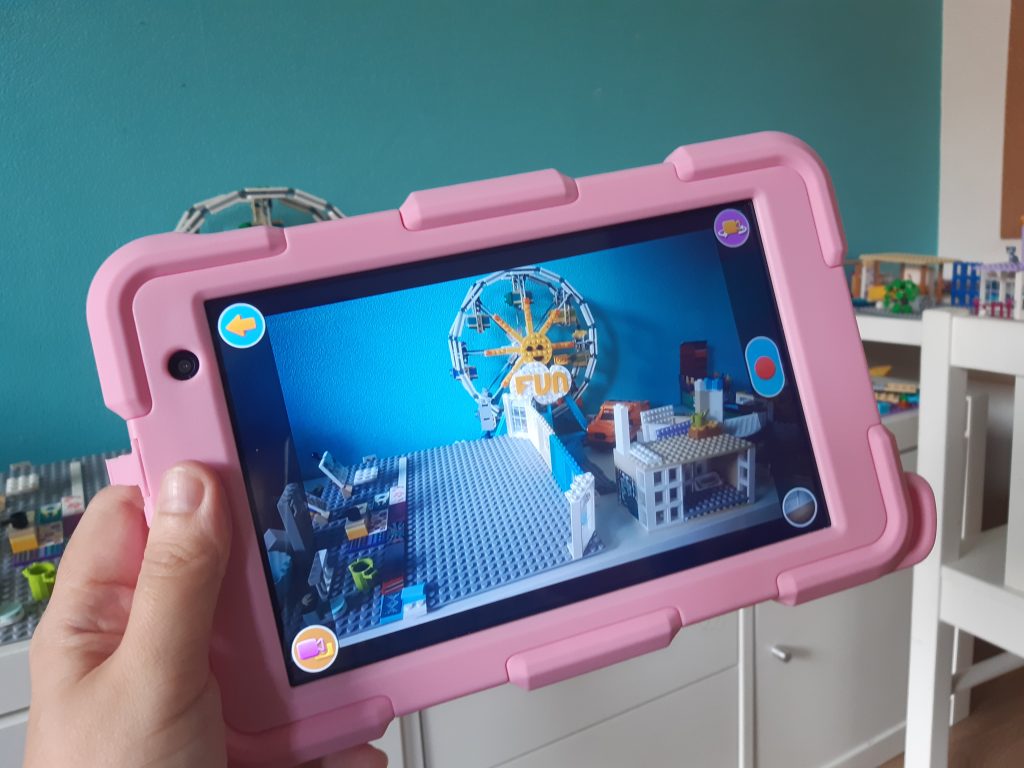 Een voorbeeld: Foto's maken en filmpjes maken met de kindvriendelijke tablet