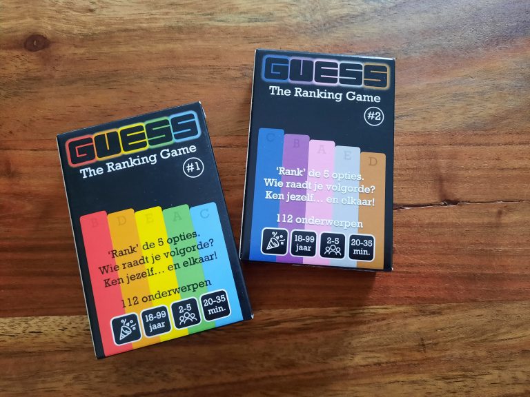 nieuw gespreksstarter spel 2025: GUESS the ranking game