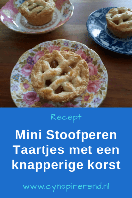 Mini Stoofperen Taartjes met Doyenné du Comice peren