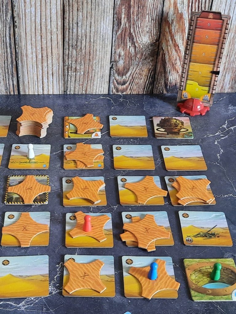 Samenwerkspel De Vergeten Stad op tafel
