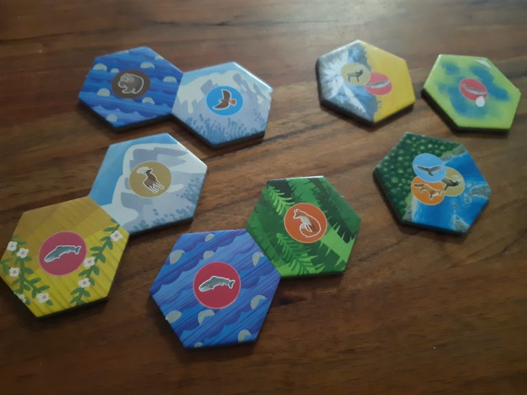 De leefgebiedtegels van Cascadia en Cascadia Junior