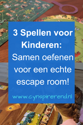 3x Escape room spel voor kinderen als opwarmer voor een echte escape room