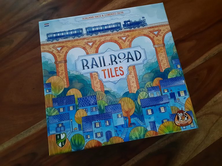 nieuw bordspel van White Goblin Games: Railroad Tiles