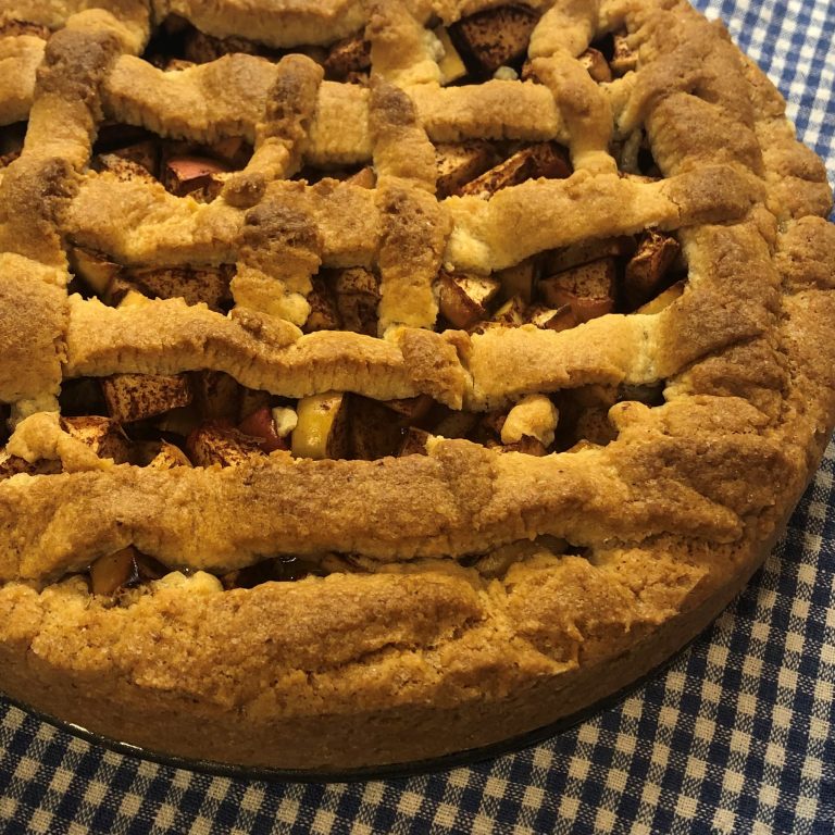 vegan appeltaart met elstar appels