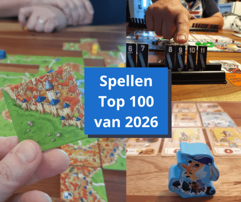 Bordspellen lijst 2026: de 100 populairste gezelschapsspellen